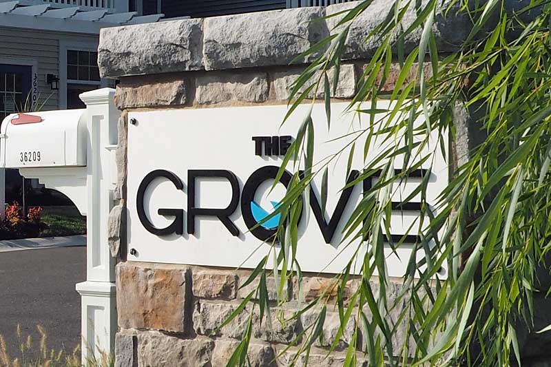 The Grove Entrance Sign